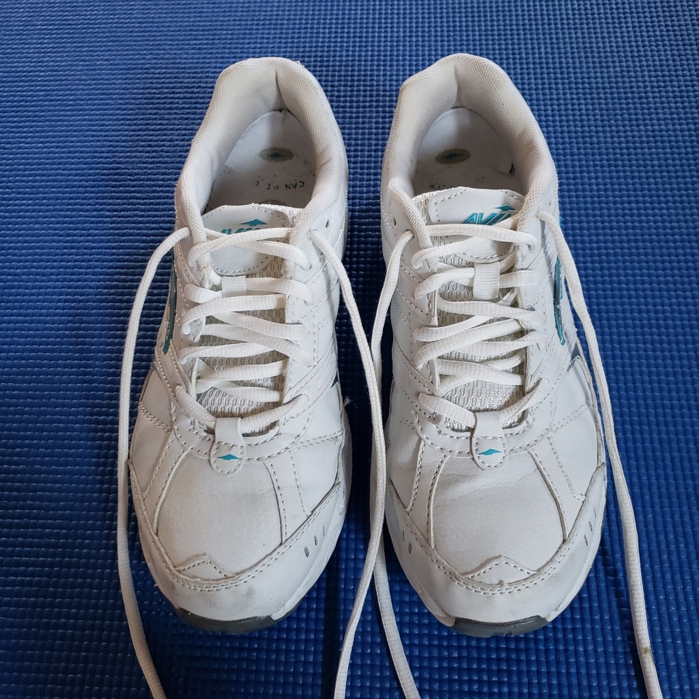 Avia Lace Up White Athletic Running Jogging Shoe Size 7.5W